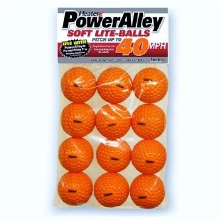 HEATER Heater SLB10 Slider Orange Soft Foam Balls; Dozen SLB10